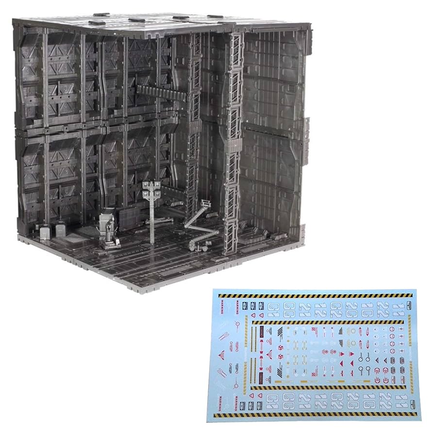 Amazon | Felimoa プラモデル ジオラマベース 格納庫 ジオラマ